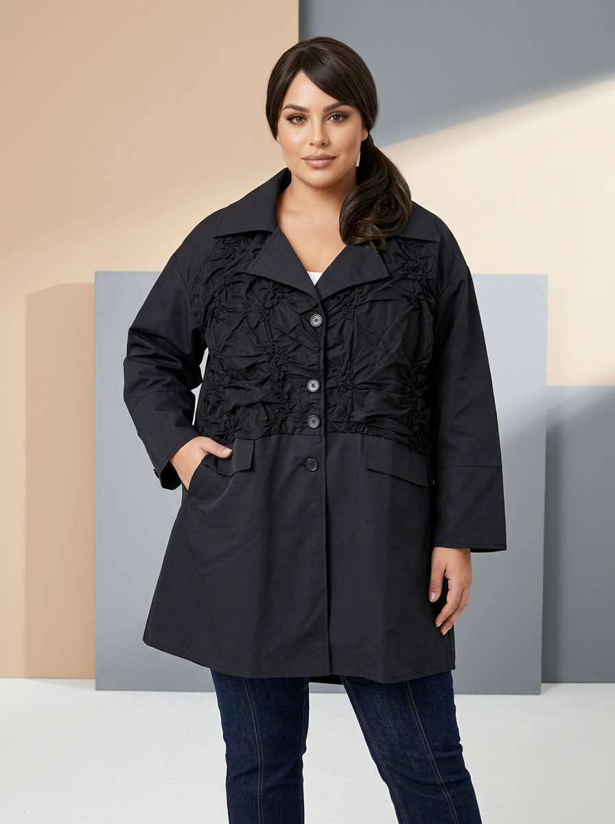 Бутиково ефектно яке голям размер