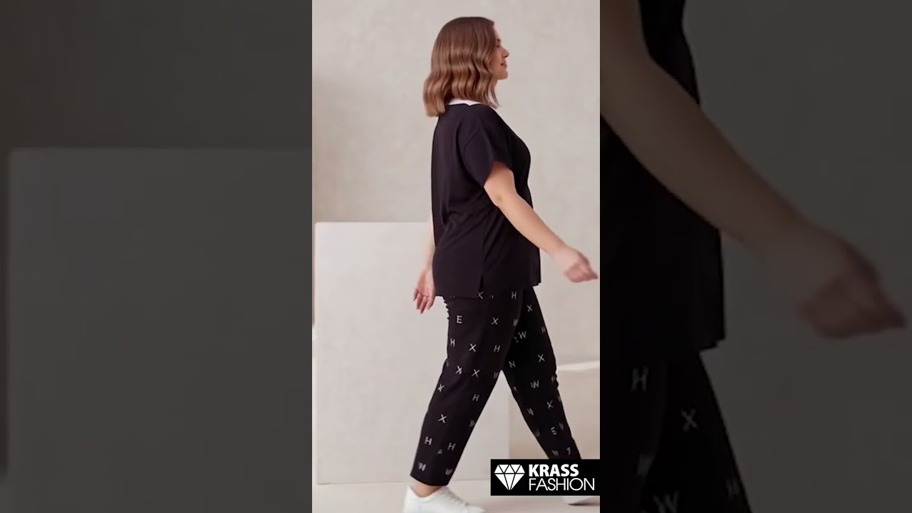 Бутиков летен комплект PLUS SIZE модел 